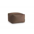 PuskuPusku Softbox Barcelona sittpuff fyrkantig sammet (Färg: Brownie)