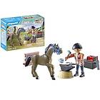 Playmobil Horses of Waterfall 71357 Farrier Ben and Achilles