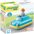 Playmobil 1.2.3 71323 Push & Go Car