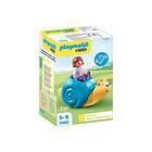 Playmobil 1.2.3 71322 Rocking Snail with Rattle Feature