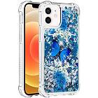 Trolsk Liquid Glitter Case Butterfly (iPhone 12/12 Pro)