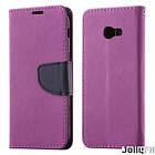 JollyFX Fancy Case Flip Book Cover Wallet Väska med Stativ Funktion för Samsung Galaxy S9 Plus G965 Lila