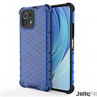 JollyFX Honeycomb Case pansarskydd med TPU Bumper för Xiaomi Mi 11 Lite 5G Blå