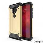 JollyFX Hybrid Armor Case Tufft Robust Skal till Motorola Moto G7 Plus G7 Gyllene