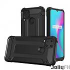 JollyFX Hybrid Armor Case Tough Rugged Cover för Realme 7i (Global) C12 Svart