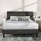 ZINUS Dachelle 31 cm Upholstered Platform Bed Frame Mattress Foundation Wood Sla