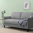 ZINUS Jackie Sofa Couch Contemporary Easy, Tool-Free Assembly Flared Arm Tapered Legs Sofa-in-a-Box Soft Grey