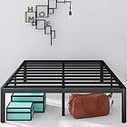 ZINUS Van 41 cm Metal Platform Bed Frame Steel Slat Support For Adults, Kids, Te