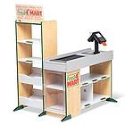 Melissa & Doug Grocery Store Playset & Toy Till Cash Register with Scanner & Con