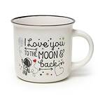 Love Mug, I you to the moon and back, Cup-puccino