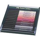 Faber-Castell Soft Brush Pen Pitt Artist 12-pack Hudfärger