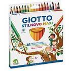 Giotto Färgpennor 18-pack Stilnovo Maxi