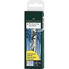 Faber-Castell Soft Brush Pen Pitt Artist 4-pack