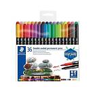 Staedtler Design Journey Dubbel Permanent Penna 36-pack