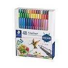 Staedtler Triplus Fineliner Fiberpenna 48-pack i pappask