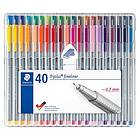 Staedtler Box Triplus Fineliner Set 40-pack