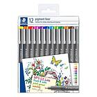 Staedtler Pigment Liner 12-pack