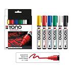 Set Markerpenna YONO, Basic med 6 markers 1,5-3 mm.