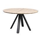 Rowico Home Carradale matbord Vitpigmenterad/svart 130 cm