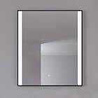 Loevschall Libra spegel, belysning, 60x70 cm, svart