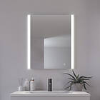 Loevschall Vega spegel, belysning, 60x70 cm