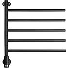 KRISS Flex 1 handdukstork, 55x59.7 cm, svart