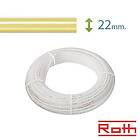 Roth 120 meter Universal Pex-Rör 22 mm till vatten och värme