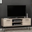 Homemania TV-bænk Almira 120x35x50 cm trä och svart 439457