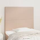 vidaXL Huvudgavlar 2 st cappuccino 90x5x78/88 cm konstläder 3116135