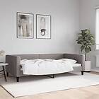 vidaXL Dagbädd taupe 100x200 cm tyg 353991