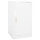 vidaXL Sadelskåp vit 53x53x105 cm stål 339603