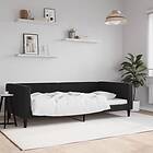 vidaXL Dagbädd svart 100x200 cm sammet 354019