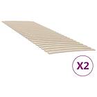 vidaXL Ribbotten med 48 ribbor 2 st 80x200 cm 3203724