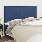 vidaXL Huvudgavlar 4 st blå 90x5x78/88 cm tyg 3116212