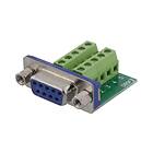 Deltaco DC-391 seriell adapter DB-9 till 10 stifts terminalblock