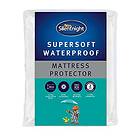 Silentnight Supersoft Waterproof Mattress Protector – Luxury Quilted Quiet Bed Mattress Pad Cover with Extra Deep Fitted Skirt and Waterproo