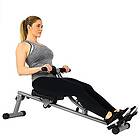 Sunny Health & Fitness Rowing Machine 12 Levels Adjustable Resistance, Rower W/ Digital Monitor, Full Body Workout Gym Equipment For Home Us