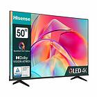 Hisense 50E77KQTUK 50" QLED Smart TV Quantum Dot Colour, 60Hz VRR, Dolby Vision, Bluetooth&HDMI, Share to TV, and Youtube, Freeview Play, Ne