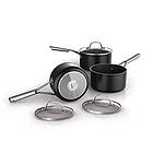 Ninja ZEROSTICK Essentials Cookware 3-Piece Forged Aluminium Pan Set