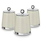 Morphy Richards Dimensions Set of 3 Round Kitchen Storage Canisters