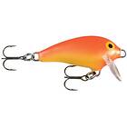 Rapala Mini Fat Rap 3 cm Gold Fluorescent Red (GFR)