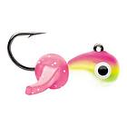 VMC Tungsten Mustach Jig #10 1.8g Pink Chartreuse Glow 2-pack