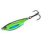 13 Fishing Flash Bang Jigging Rattle Spoon 12g Radioactive Pickle