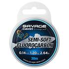 Savage Gear SG Semi-Soft Fluorocarbon Seabass 0.14 mm 30 m Clear