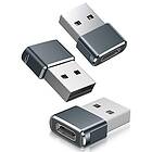 Basesailor USB to USB C Adapter 3-Pack