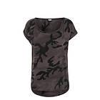 Urban Classics T-shirt i Kamouflage m. Lång Rygg