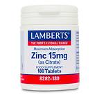 Lamberts Zinc 15mg 180 Tablets