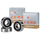 Cema 6806 Stainless Steel Bottom Bracket Bearings Silver 42 x 30 x 7 mm