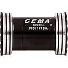 Cema Pf30 Stainless Steel Bottom Bracket Cups For Shimano Silver 68/73 mm