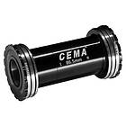 Cema Bb386 Stainless Steel Bottom Bracket Cups For Shimano Silver 86.5 mm